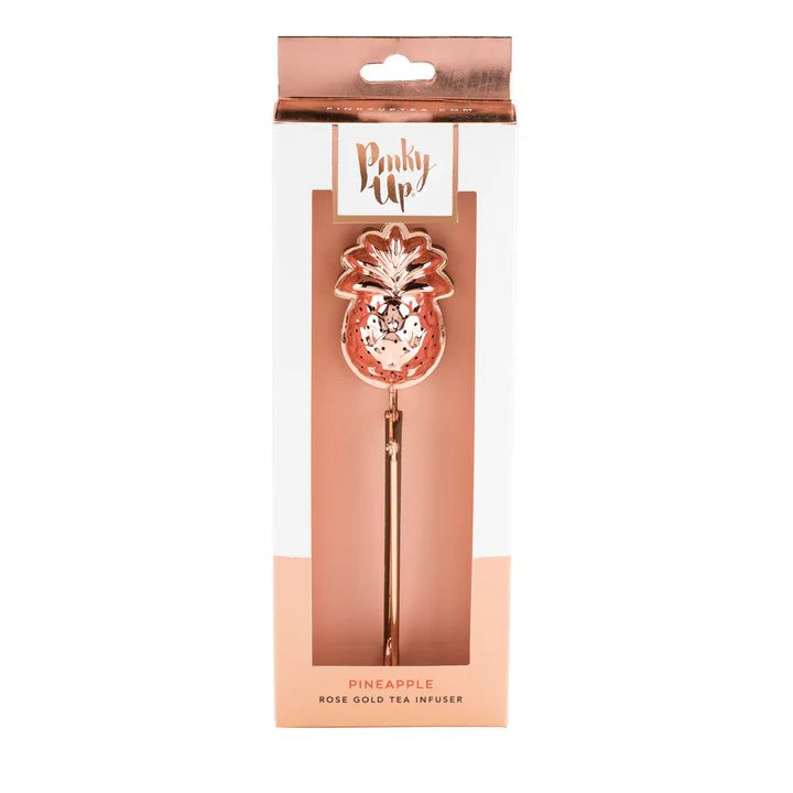 PINKY UP ROSE GOLD PINEAPPLE TEA INFUSER