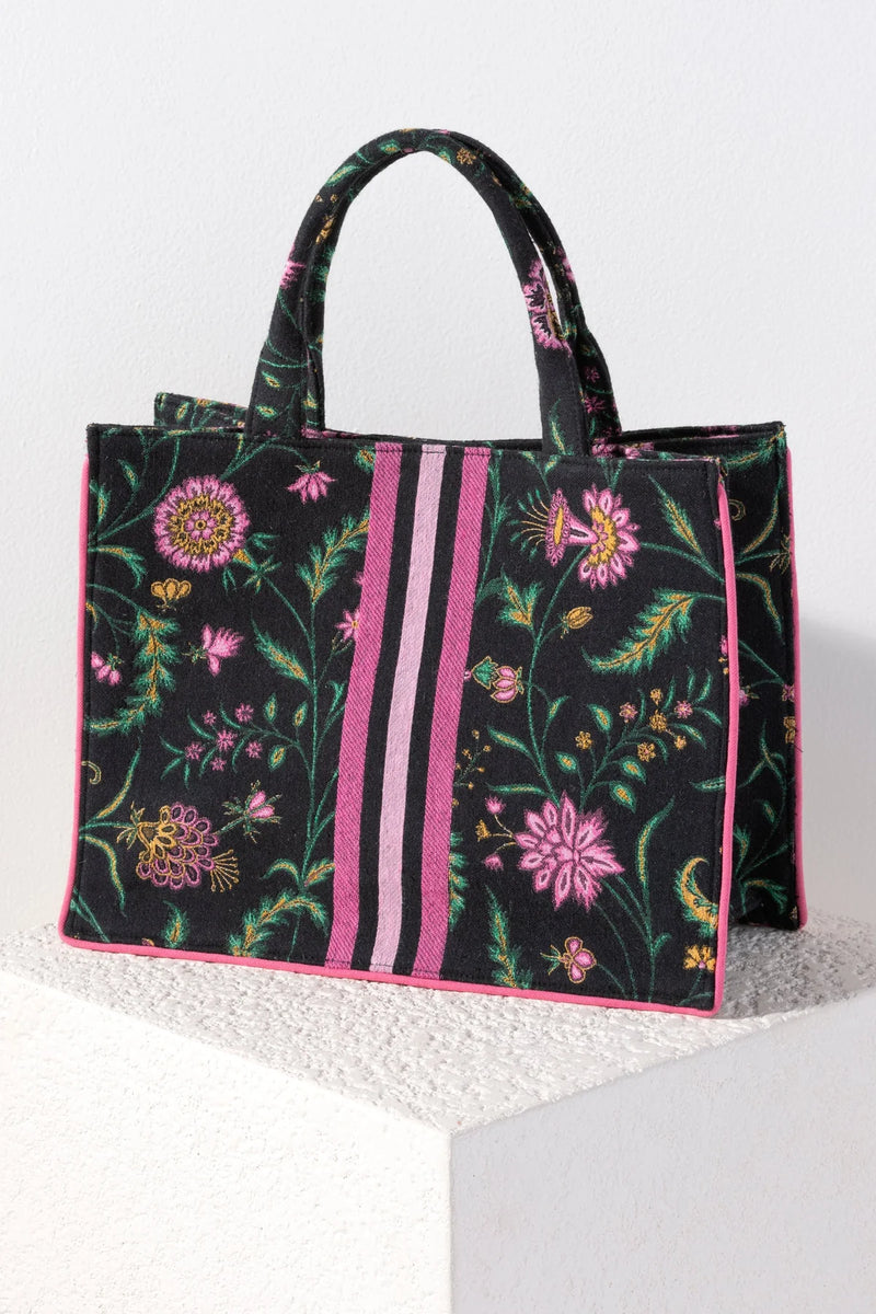 Shiraleah Karla Jacquard Tote, Multi