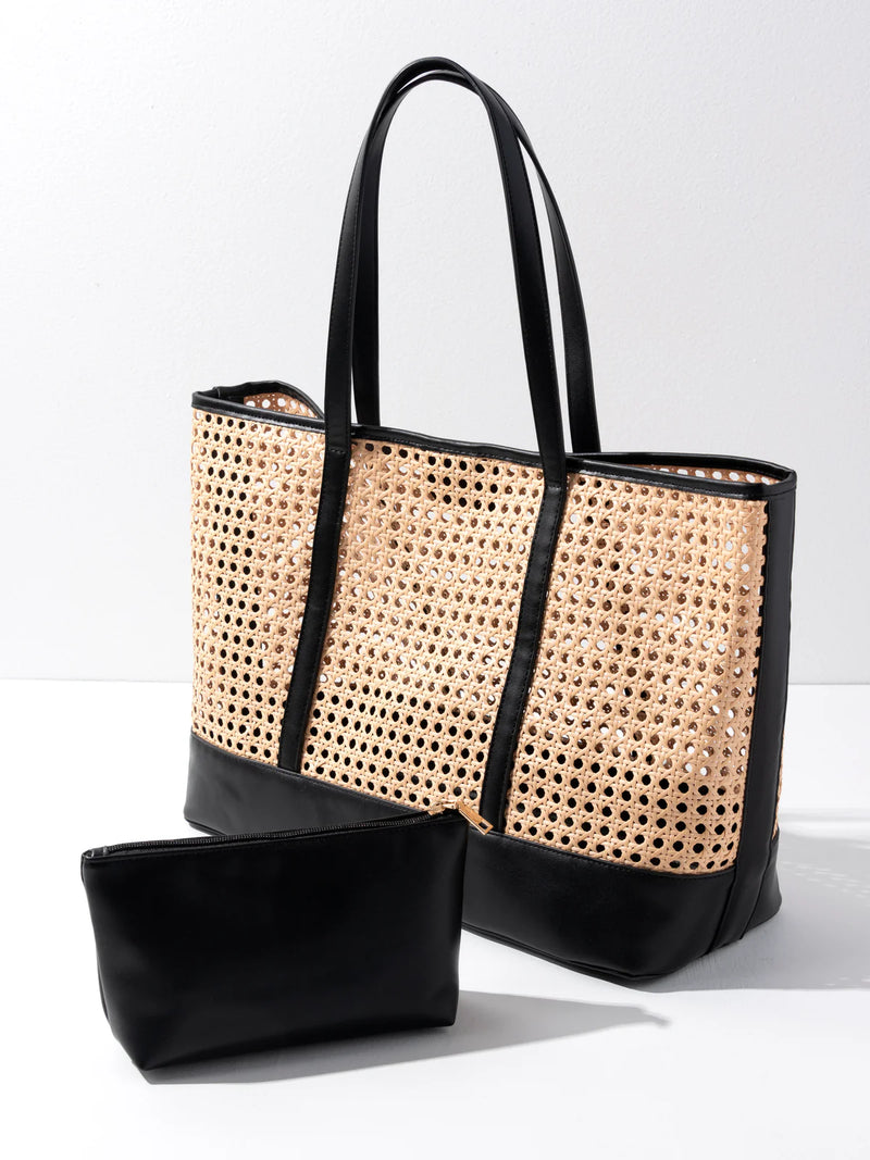 Shiraleah Soleil Mini Tote - Black
