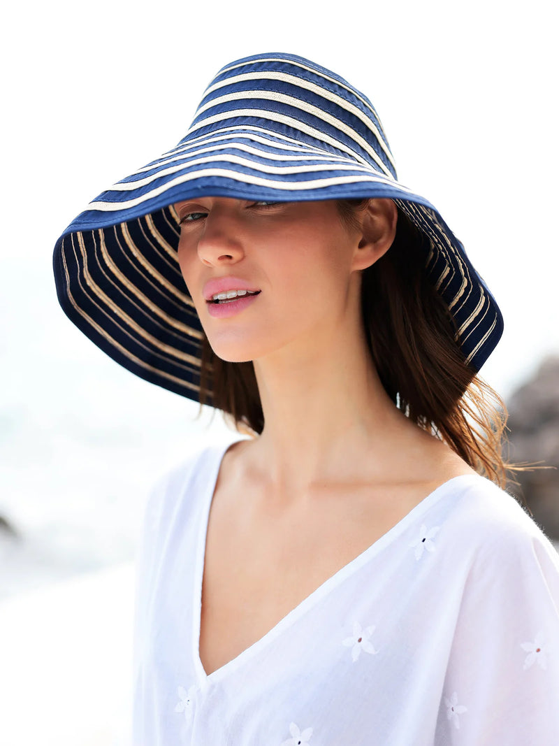 Shiraleah Sunce Foldable Visor - Navy