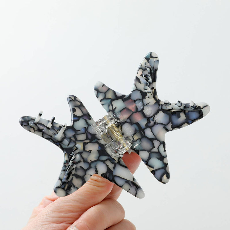 Moon Starfish | Medium Starfish Claw Clip