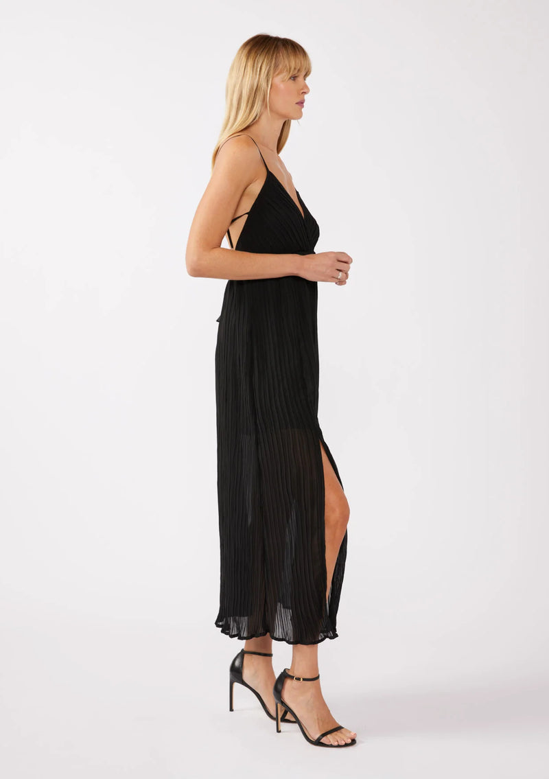 FINAL SALE Spin For Me Pleated Maxi Dress