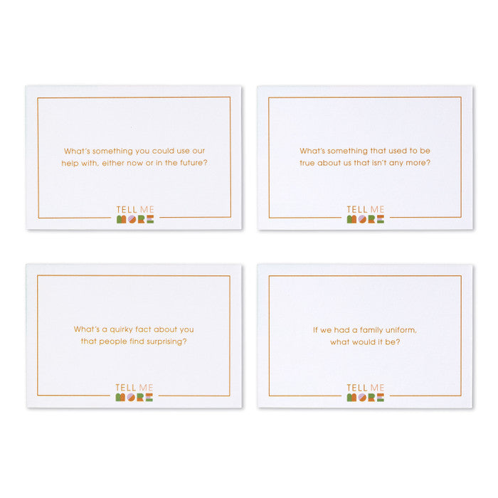 Tell Me More Family Edition - A Family Game of Questions to Foster Communication and Deepen Connection