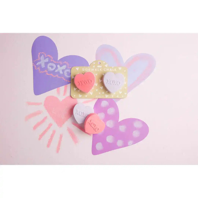 Mud Pie Heart Sidewalk Chalk