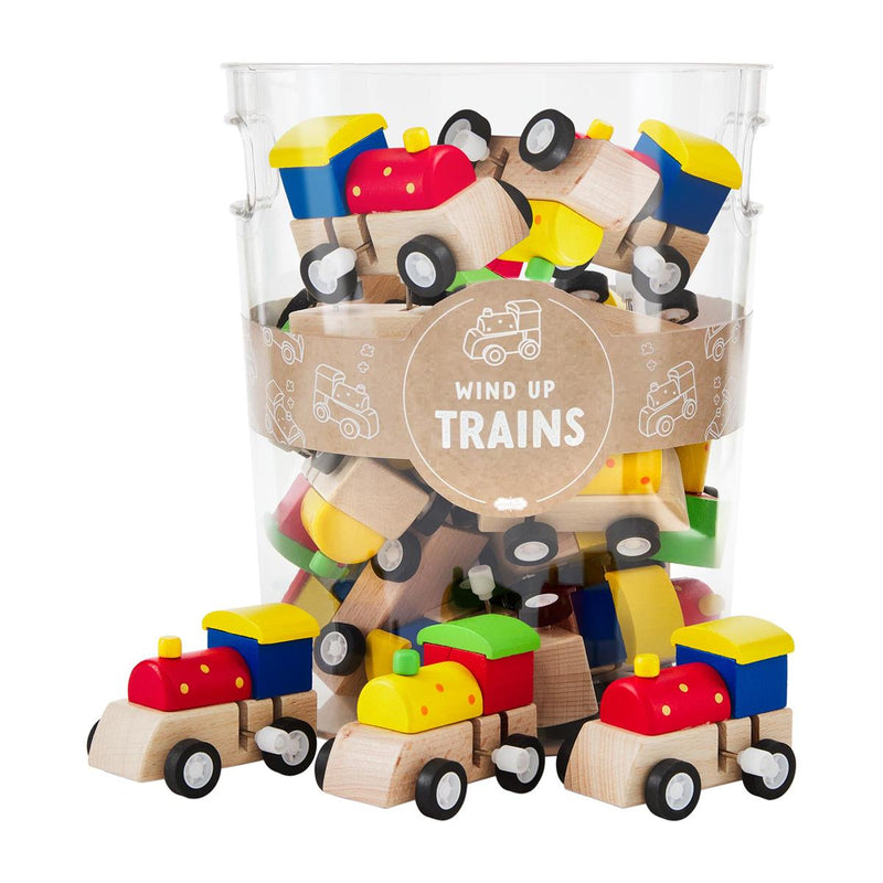 Mud Pie Wind Up  Wood Train