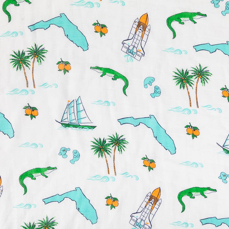 Florida Swaddle Blanket (Unisex)