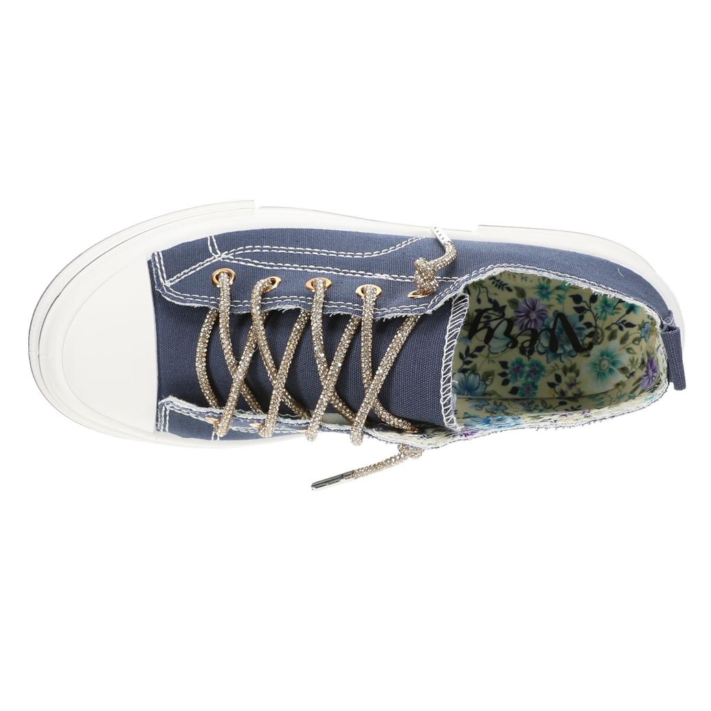 Very G Aman Sneaker - Navy &amp; Gold