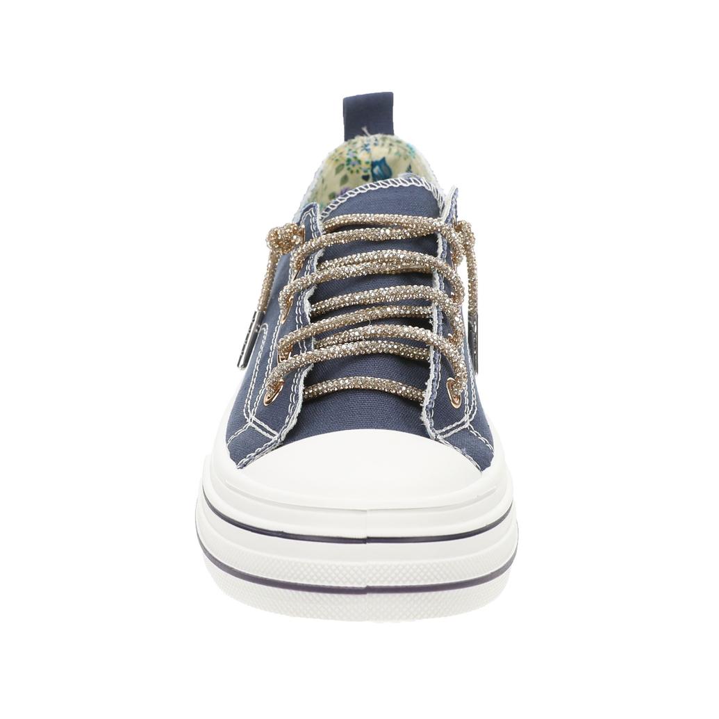 Very G Aman Sneaker - Navy &amp; Gold