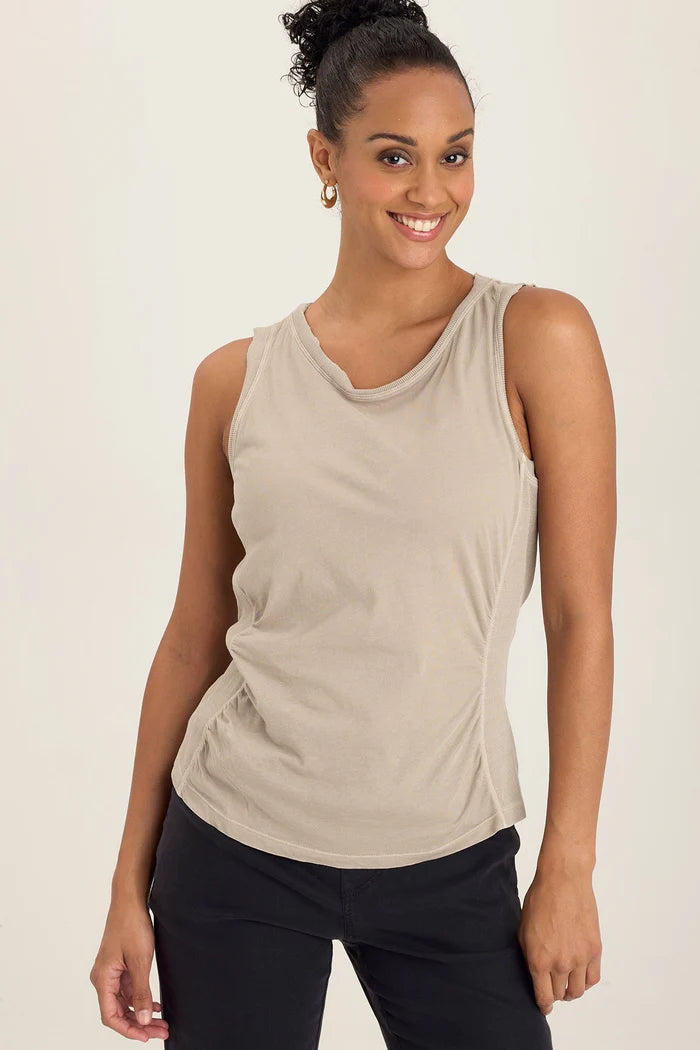 XCVI Wearables Rexel Tank  in Ripple Pigment