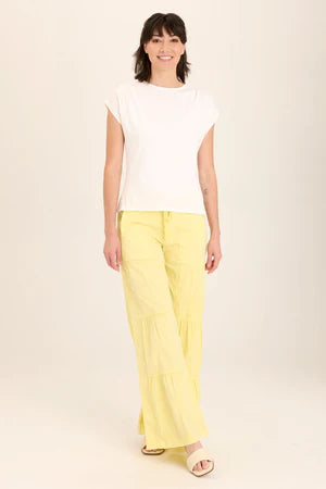 XCVI Wearables Slub Arwen Top - White