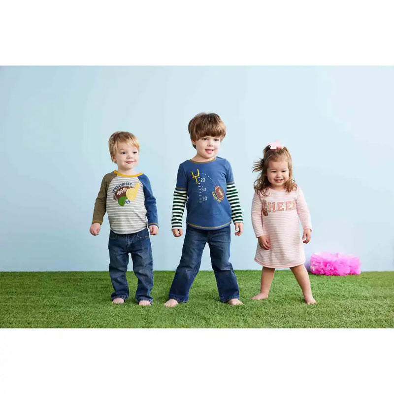 Mud Pie Game on Football Toddler Tee - 2 Styles