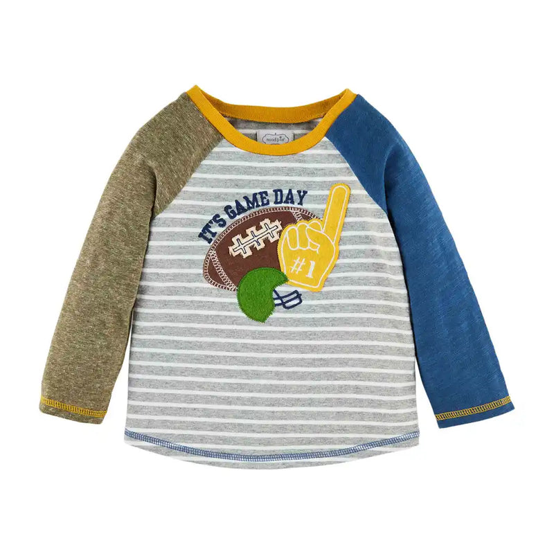 Mud Pie Game on Football Toddler Tee - 2 Styles