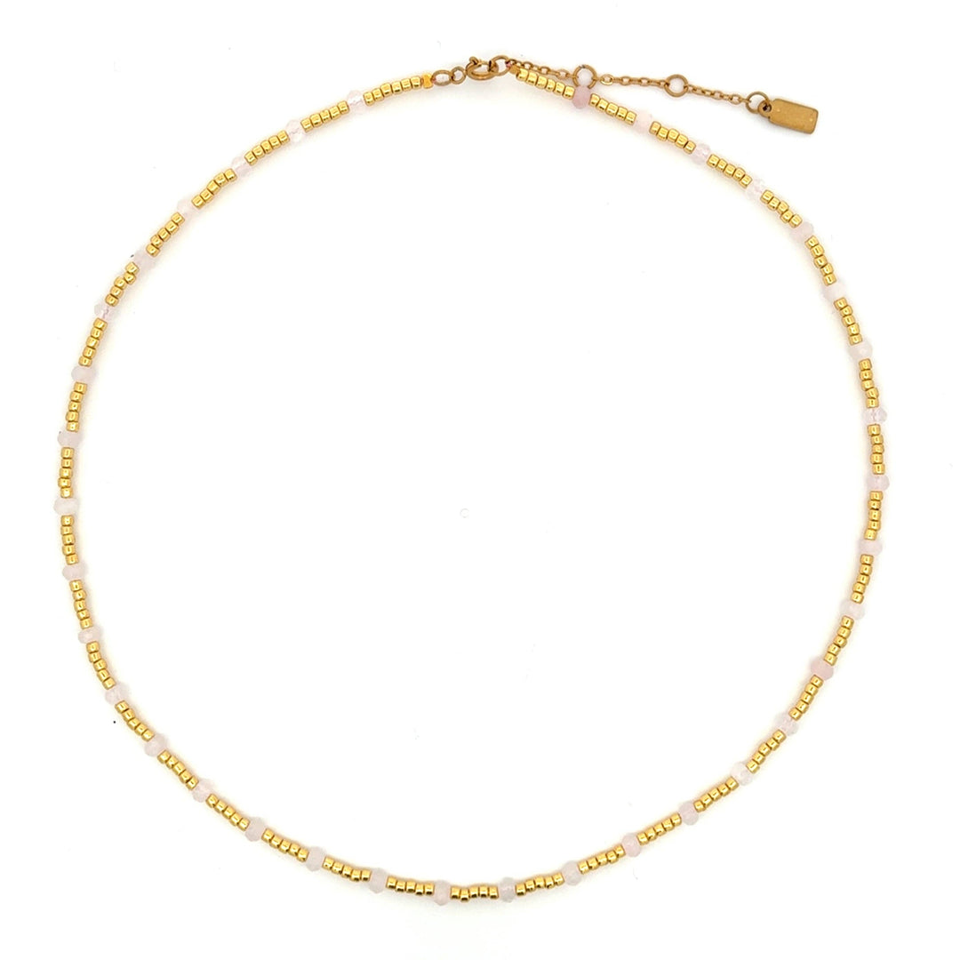 Salty Cali Beaded Gemstone Necklace