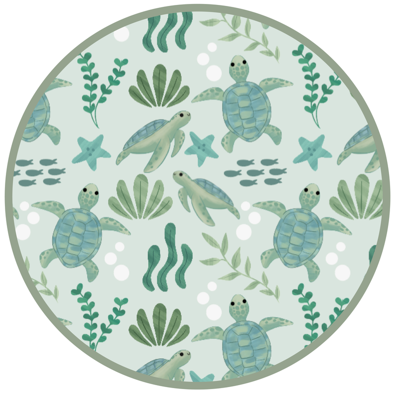 Save the Sea Turtles Bamboo Baby Shortie Romper