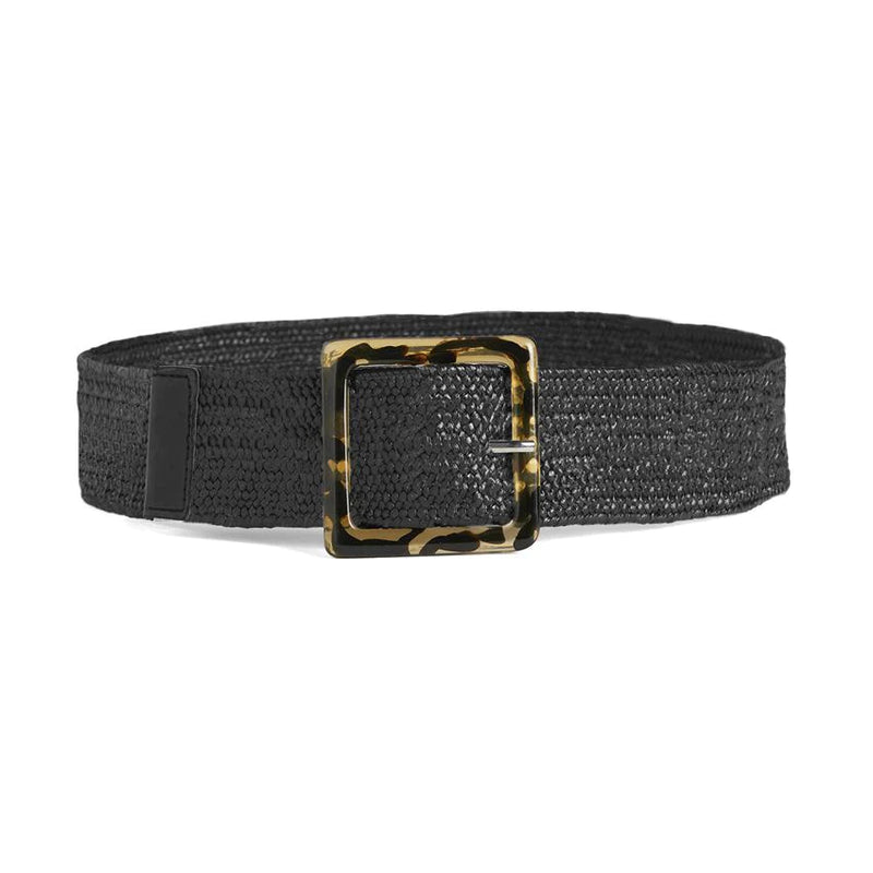Coco + Carmen Eze Stretch Belt - Black