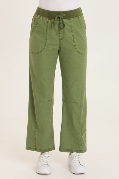 XCVI Wearables Mandell Twill Barrel-Like Pant in Apollo Pigment