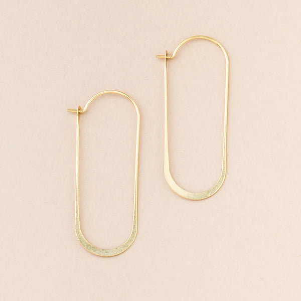 Scout - Refined Earring Collection - Cosmic Oval - Gold Vermeil