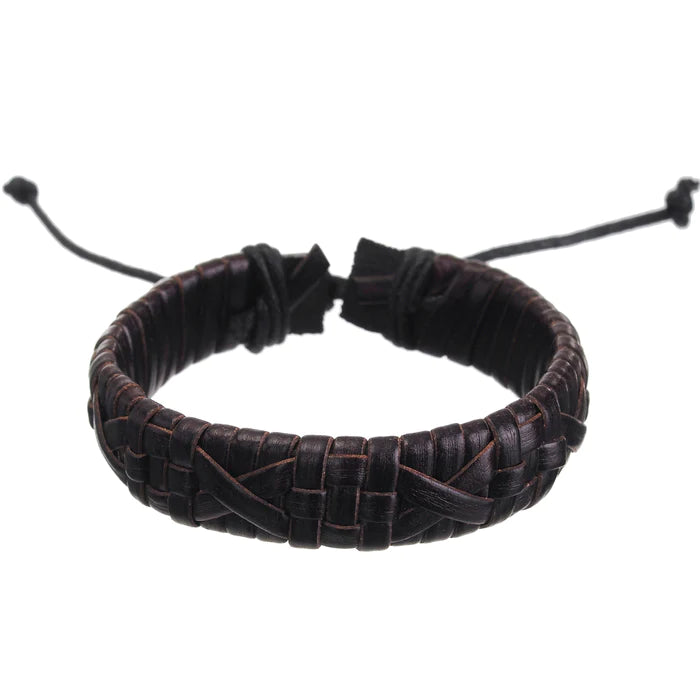 Leather Adjustable Bracelet - Montana