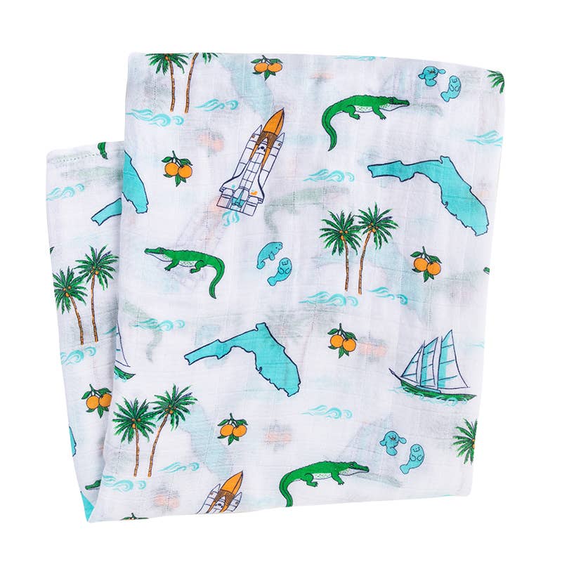 Florida Swaddle Blanket (Unisex)