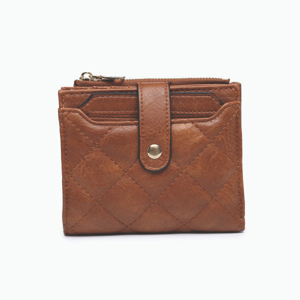 Melody Quilted Zip Top Wallet - Assorted Colors