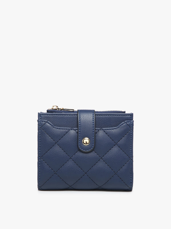 Melody Quilted Zip Top Wallet - Assorted Colors