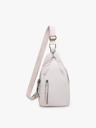 Nikki Dual Compartment Sling Pack Bag - Assorted Colors