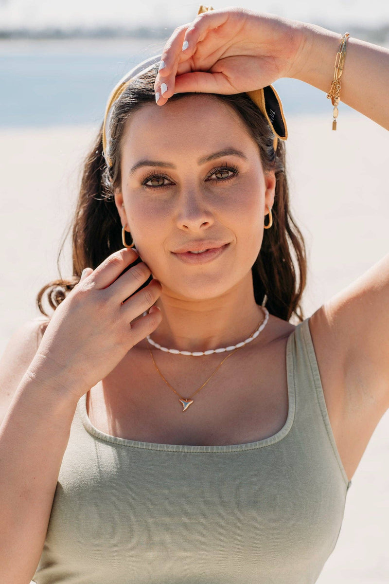 Salty Cali Deco Hoops Gold ~ Salty Pendants