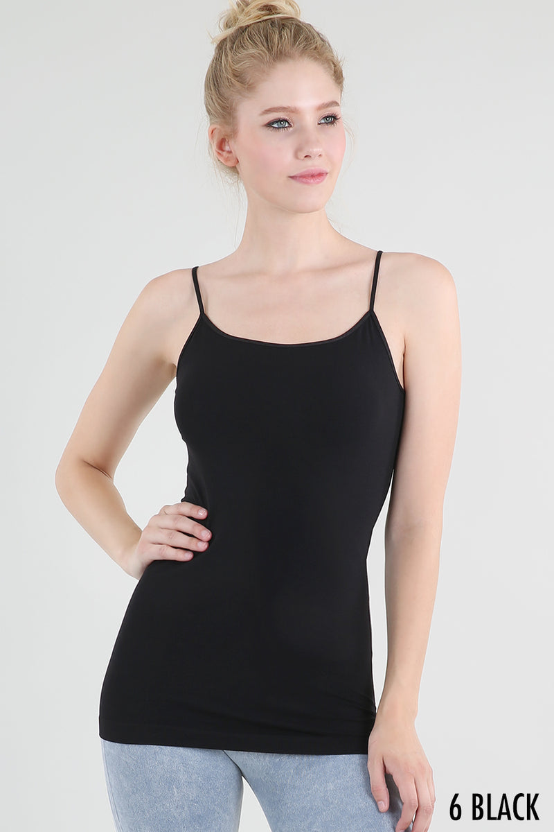 NIKIBIKI Women Seamless Premium Classic Camisole  One Size - Black