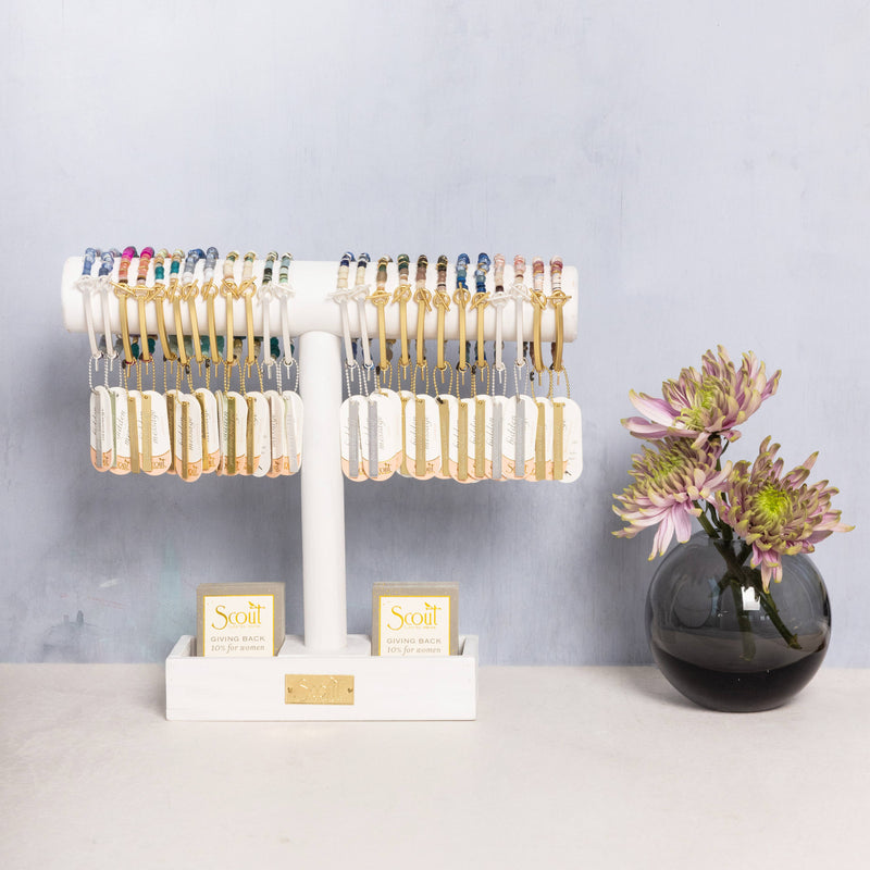 Hidden Message Bracelet - Crushing It/Amazonite/Gold