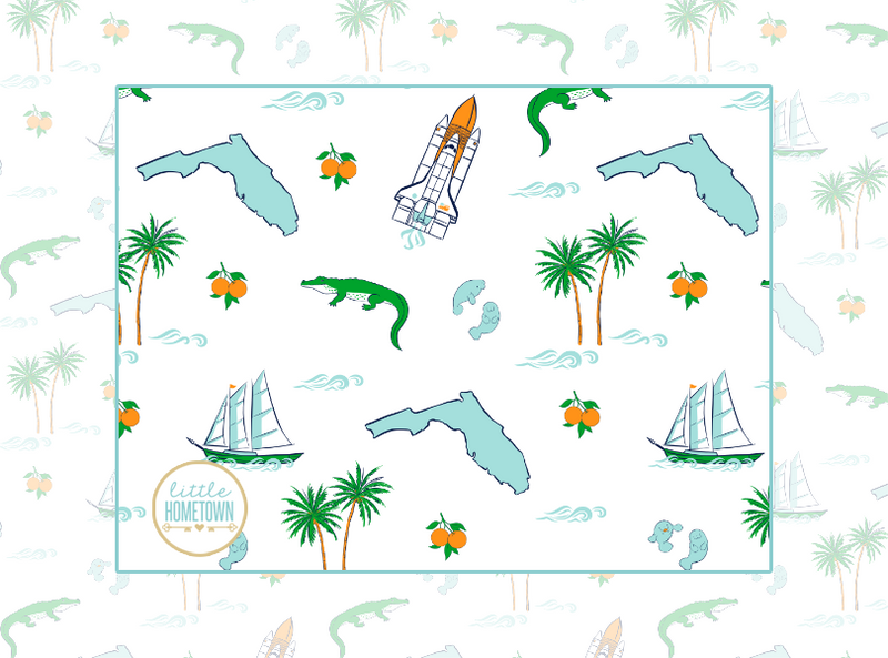 Florida Swaddle Blanket (Unisex)