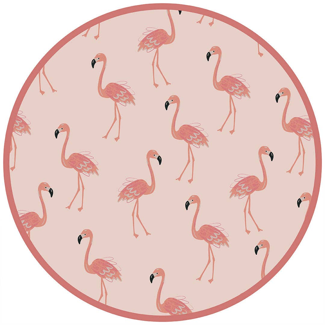 Fancy Flamingos Luxury Bamboo Blanket