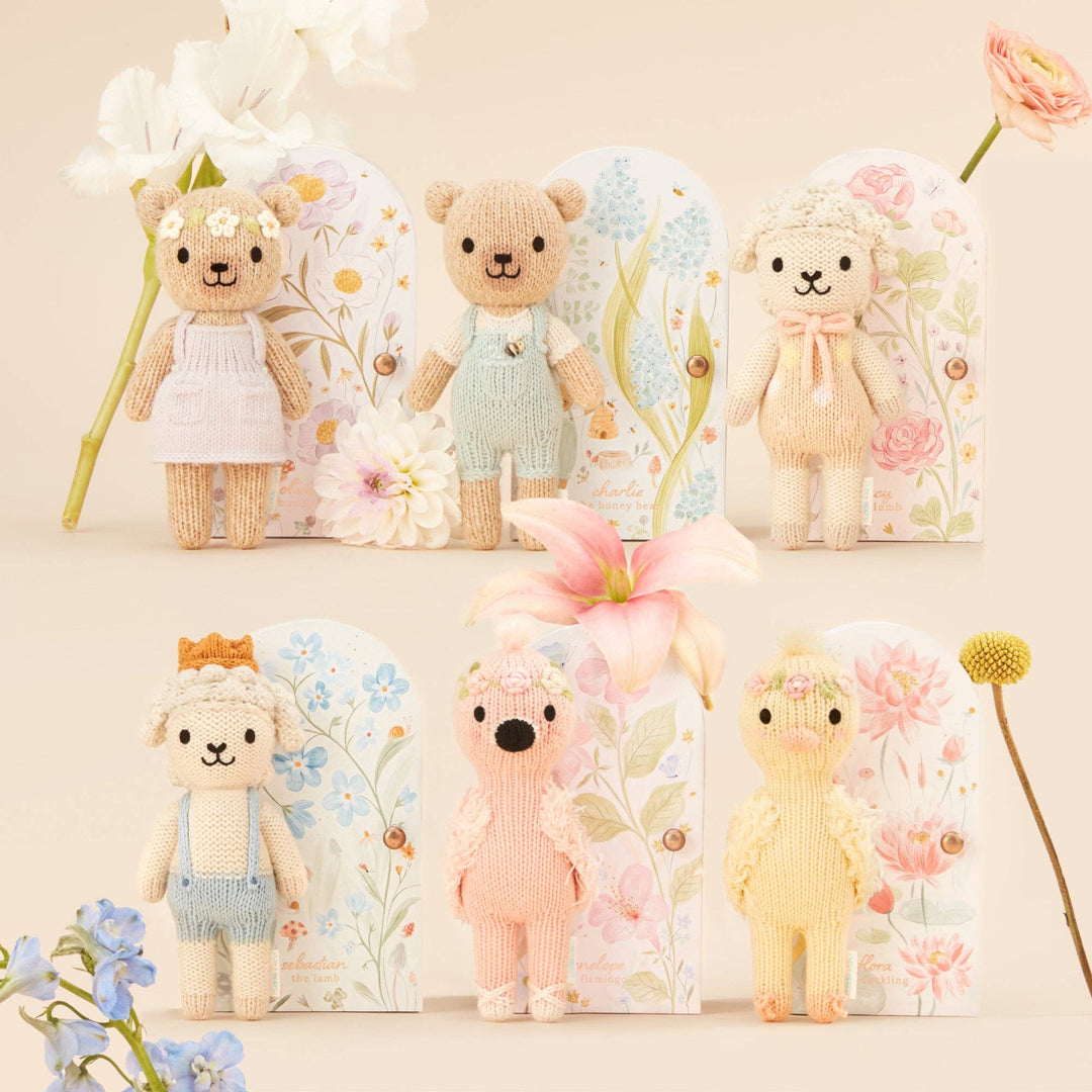 Cuddle+Kind Tiny Olivia the honey bear, gives 10 meals