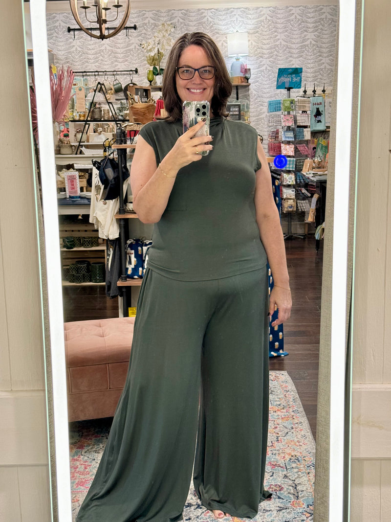 FINAL SALE Kylie Paige - Made in the USA - Slow Dance Pant - Cargo