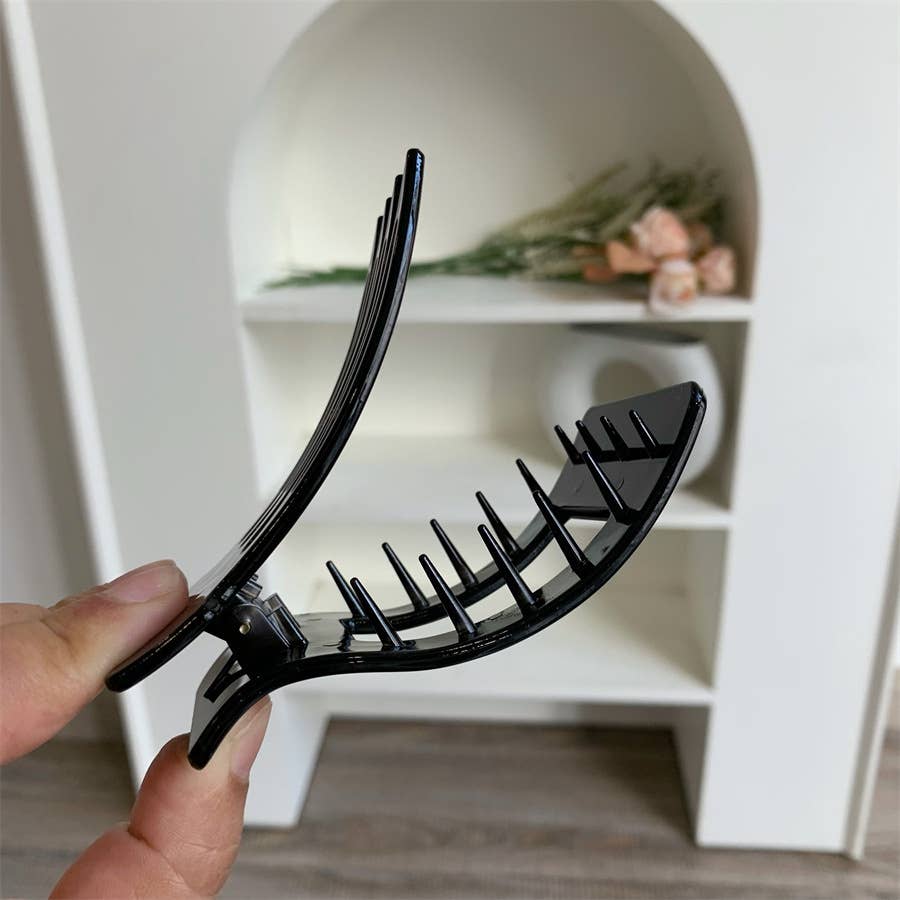 Elegant Rectangle Tortoiseshell &amp; Solid Color Hair Clips