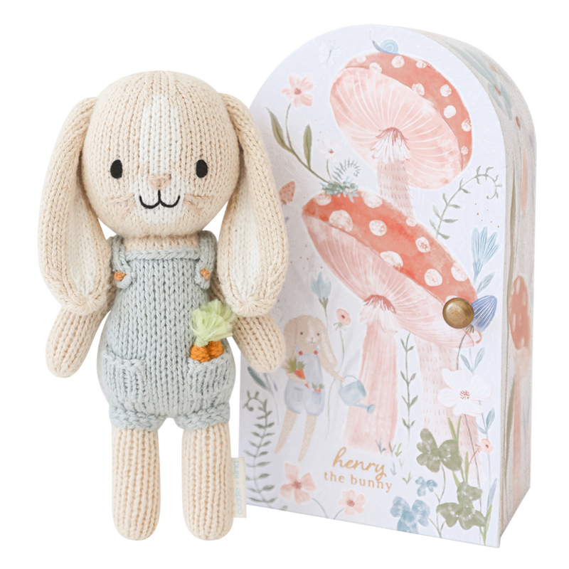 Cuddle+Kind Tiny Henry the bunny, gives 10 meals