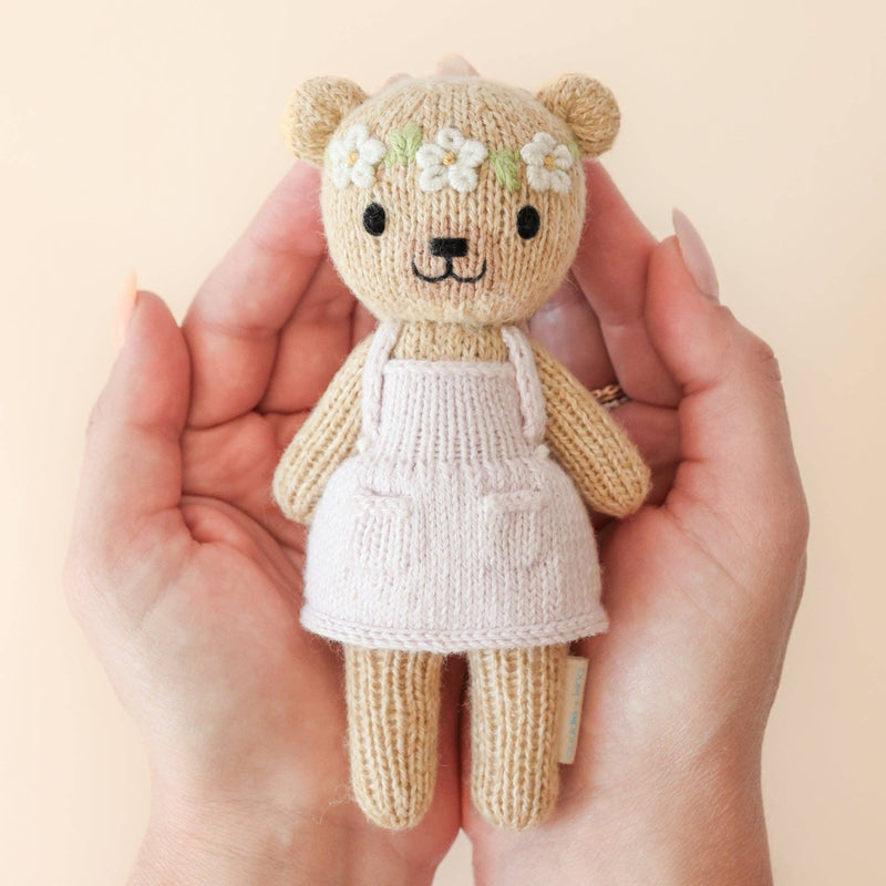 Cuddle+Kind Tiny Olivia the honey bear, gives 10 meals