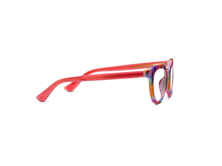 Peepers Blue Light Readers Tribeca in Ikat/Red