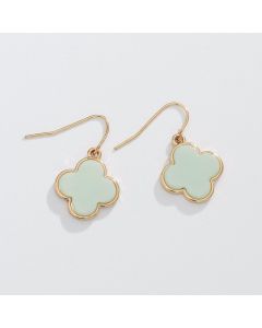 Gold clover with lovely mint resin 8102063