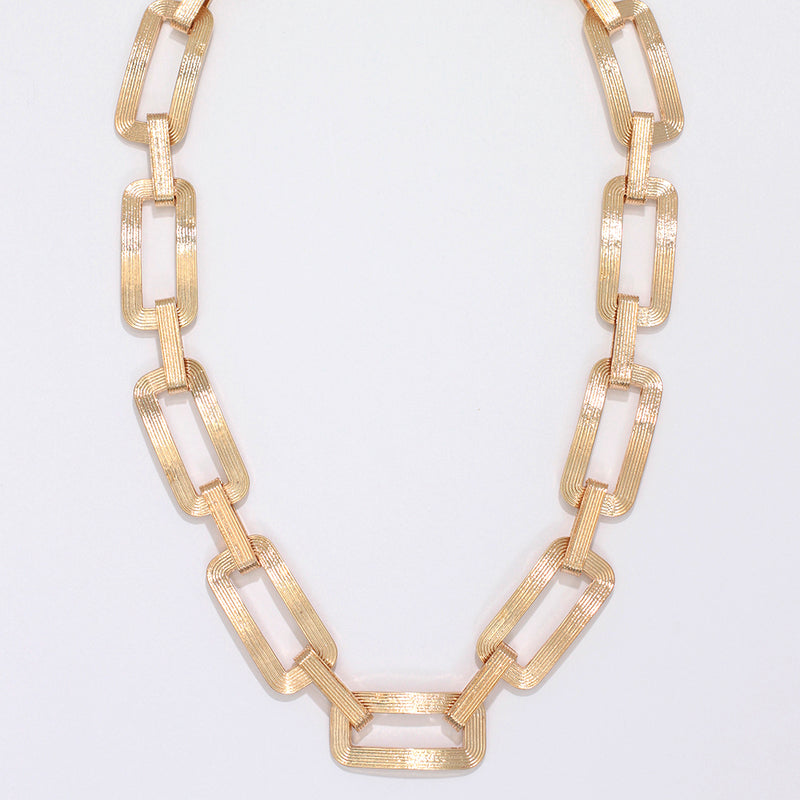 Necklace-Textured Gold Links