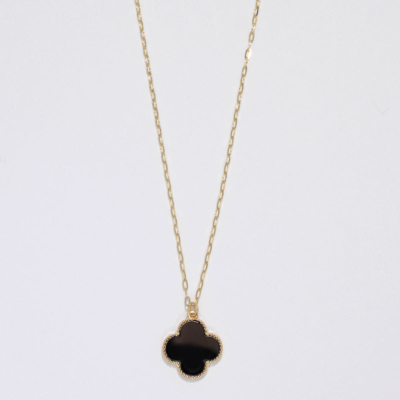 Necklace-Black Clover in Gold