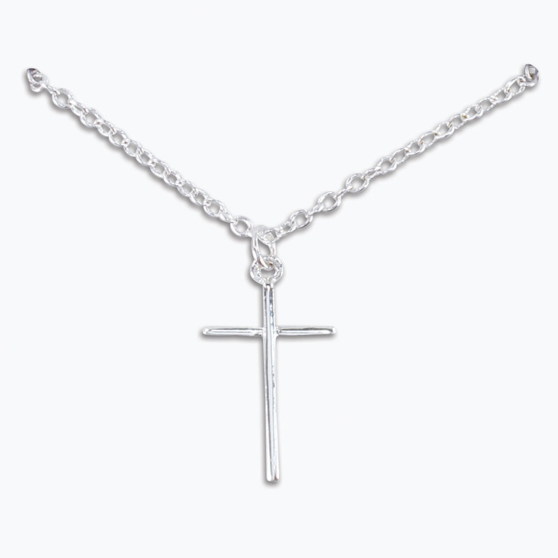 Necklace-Classic Silver Cross