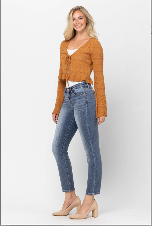 Judy Blue Mid Rise Classic Slim Fit - Sizes 0-22W