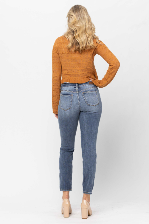 Judy Blue Mid Rise Classic Slim Fit - Sizes 0-22W