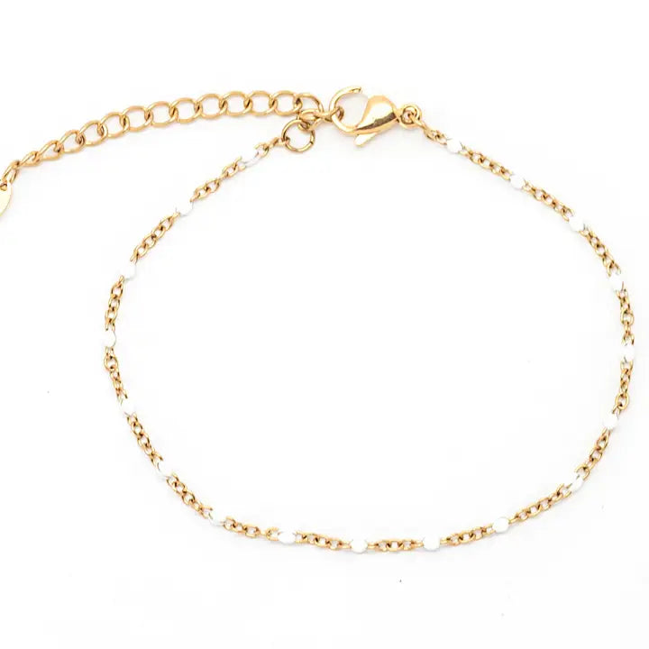 Salty Cali Sweet Dots Bracelet ~ Salty Babes Aqua