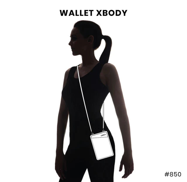 Chala Handbags Wallet Crossbody Turtle Black