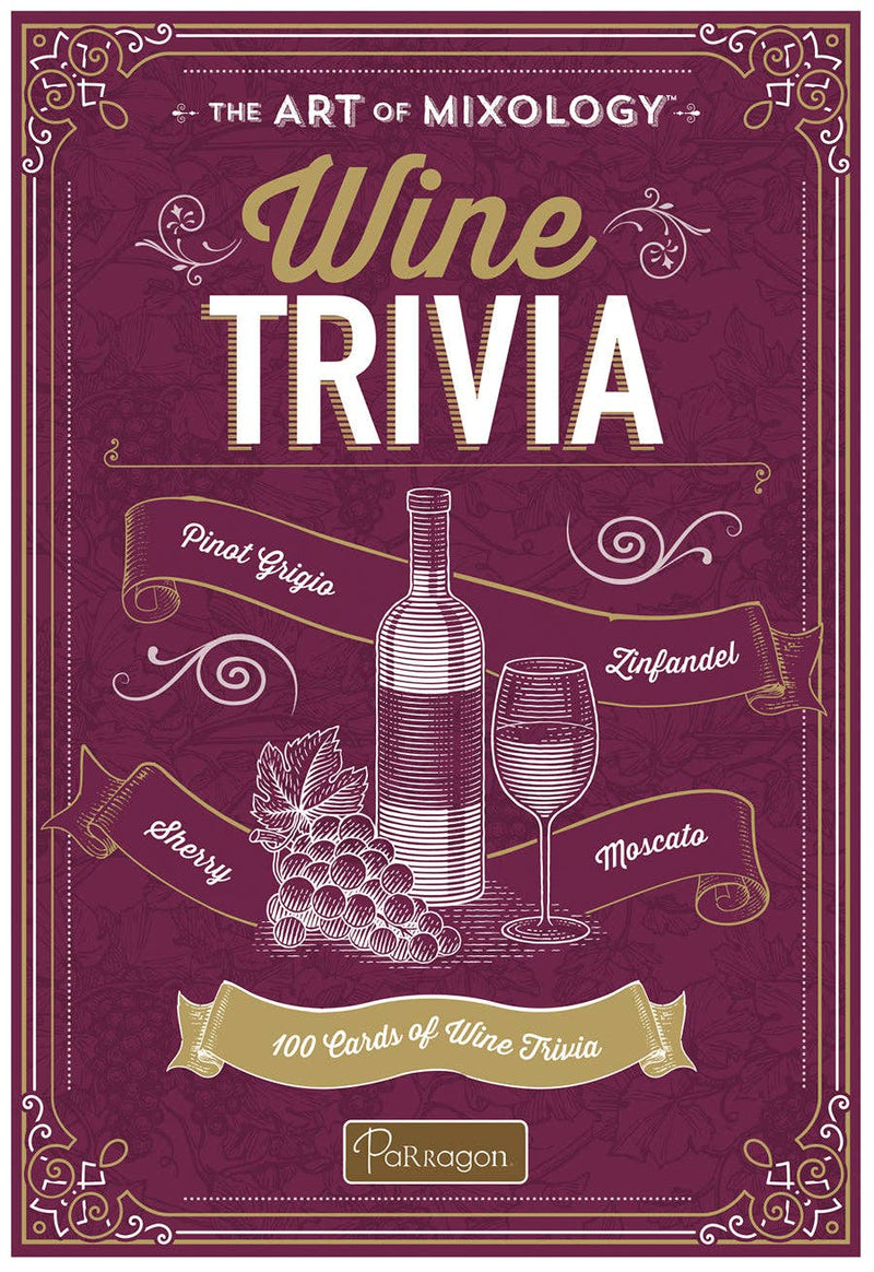 The Art of Mixology Wine Trivia Cards