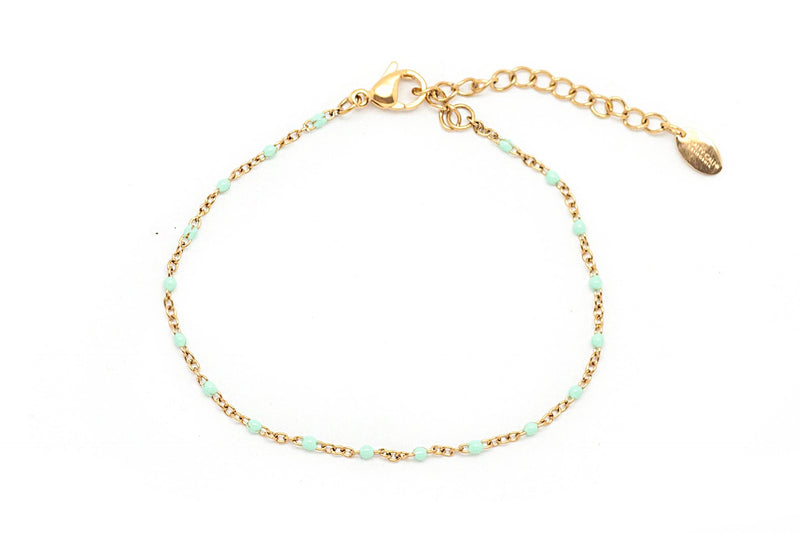 Salty Cali Sweet Dots Bracelet ~ Salty Babes Aqua