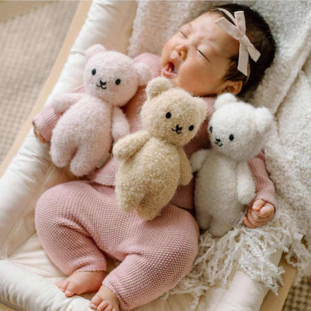 Cuddle+Kind Baby bouclé bear (honey)