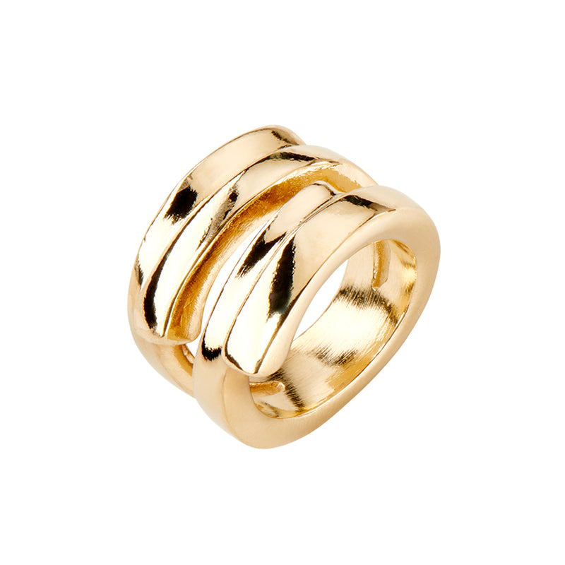 UNOde50 Multiband ring - Gold