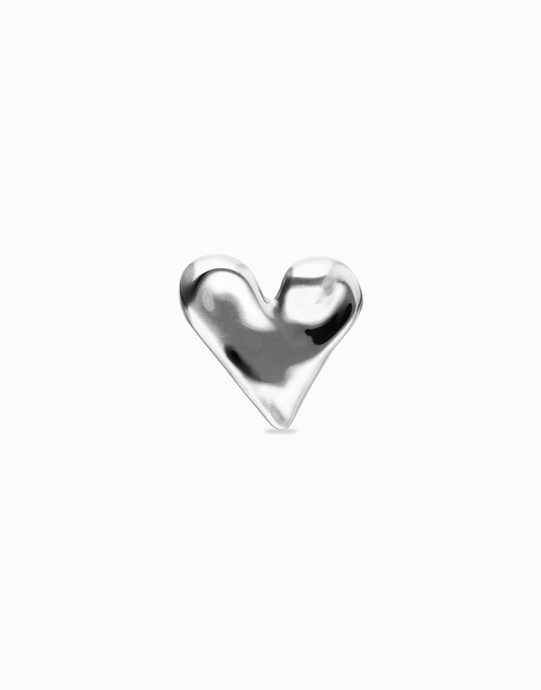UNOde50 Maxi ring with heart shape - Silver